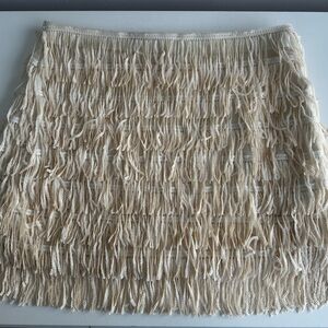 H&M fringe sequin miniskirt!